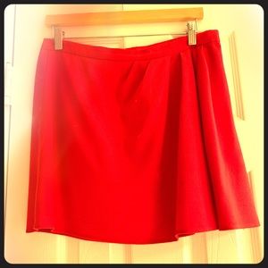 J.Crew Red Wool Skirt